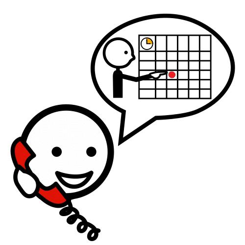 scheduled appointment