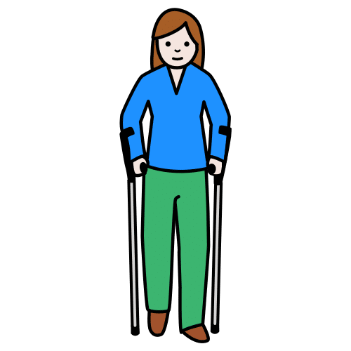 person with reduced mobility