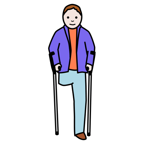 person with reduced mobility