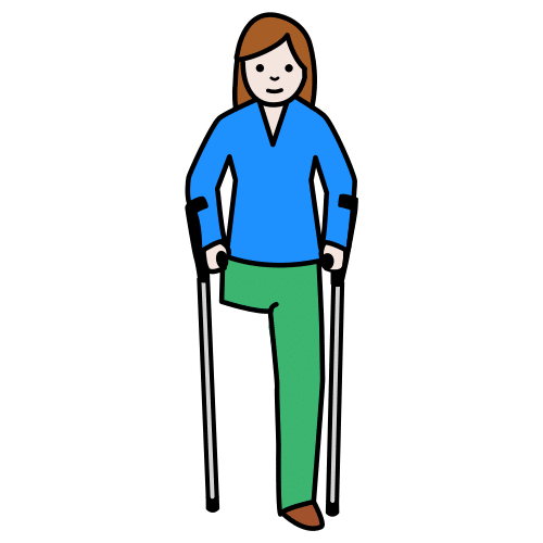 person with reduced mobility