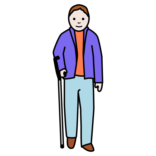 person with reduced mobility