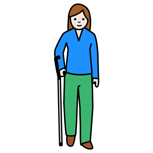 person with reduced mobility