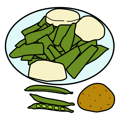 green beans with potatoes