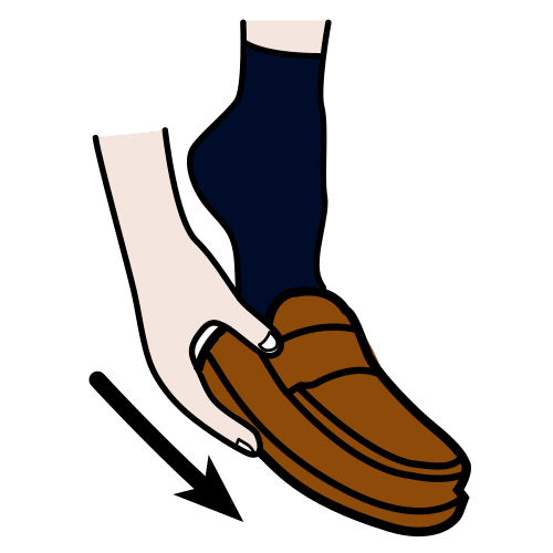 Take Off Shoes In ARASAAC Global Symbols
