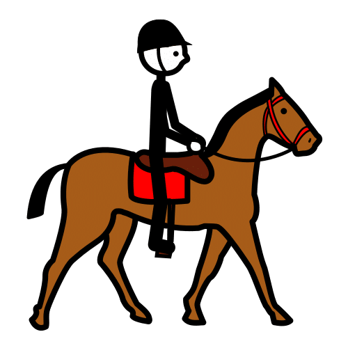 horse riding