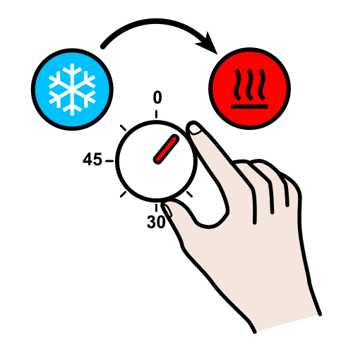 subir la temperatura