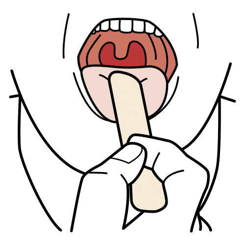 explorar la garganta