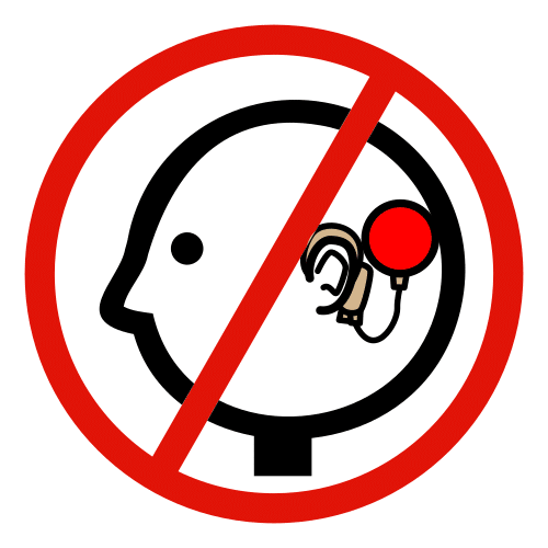 No cochlear implants allowed