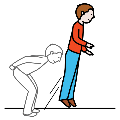 execute a broad jump