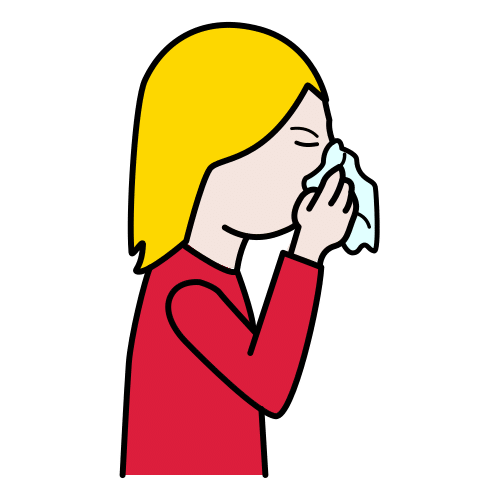 blow the nose