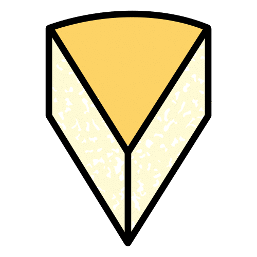 a piece of cheese