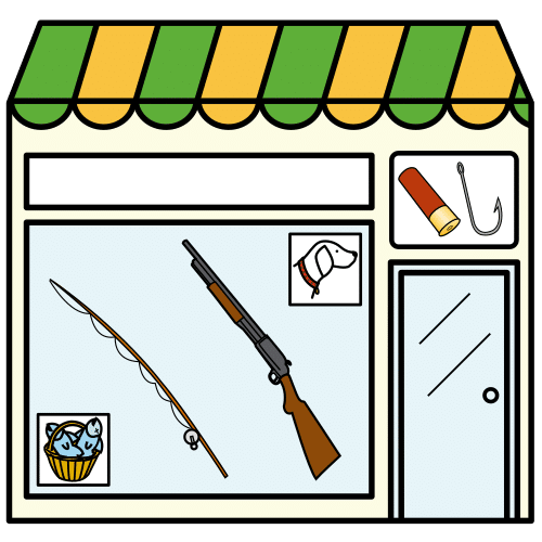 tienda de caza y pesca