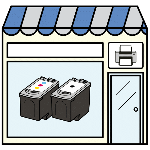 tienda de cartuchos de tinta