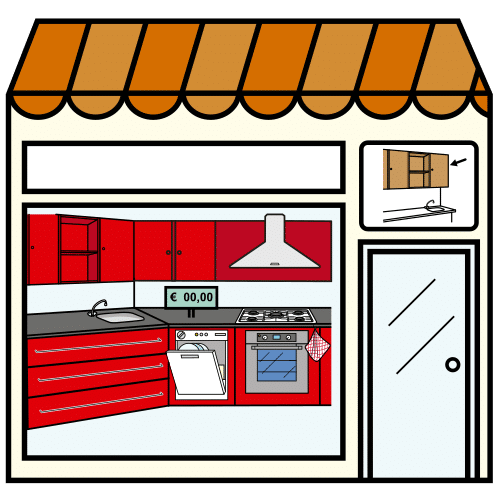 tienda de muebles de cocina