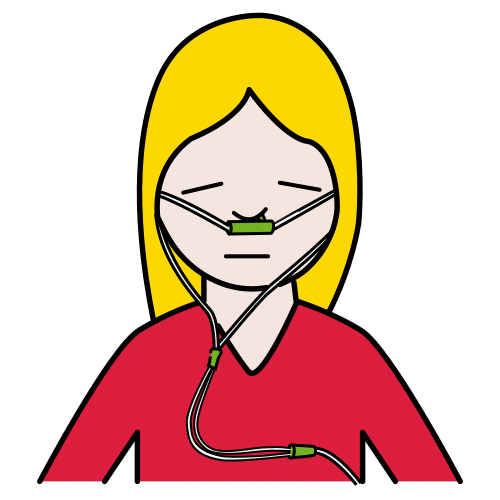 niÃ±a con gafas nasales