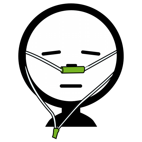 persona con gafas nasales