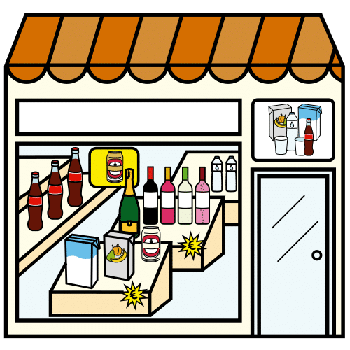 tienda de bebidas