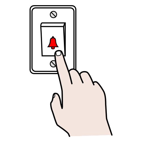 press the doorbell