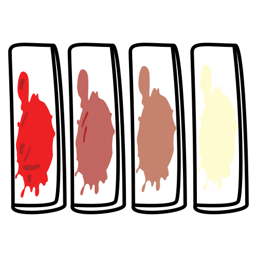 compresa higiénica manchada