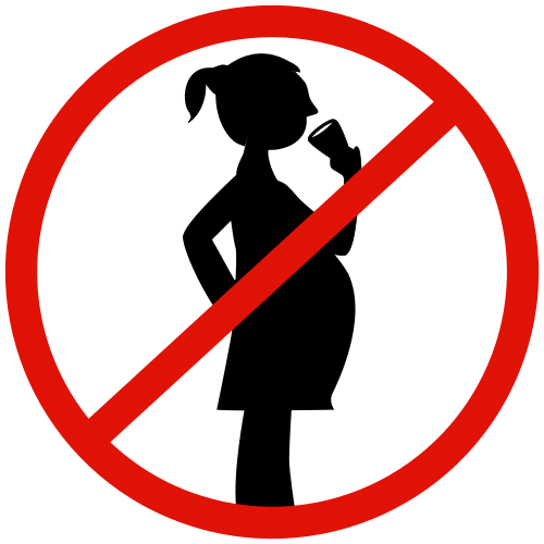 No drinking allowed during pregnancy