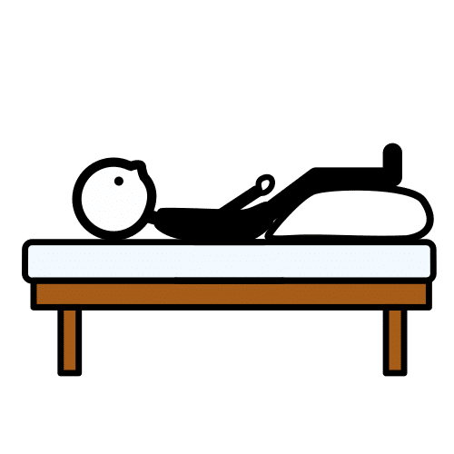 avere le gambe rialzate