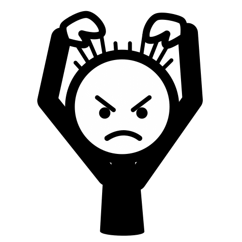 tirarse de los pelos