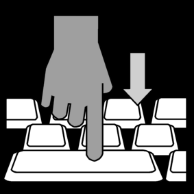 Toetsenbord Spatie Indrukken