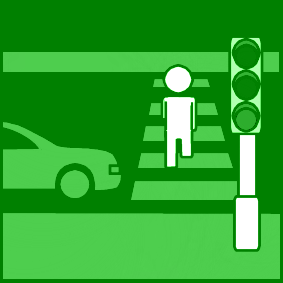 Verkeerslicht Groen Oversteken