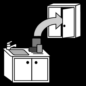 Aanrecht Opruimen Kast