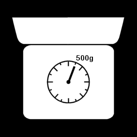 Weegschaal Keuken 500g