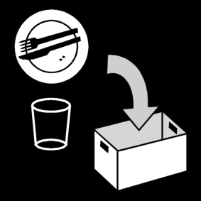 Opruimen Eten En Drinken