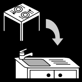 Tafel Afruimen Aanrecht