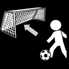 Voetbal Goal Schieten