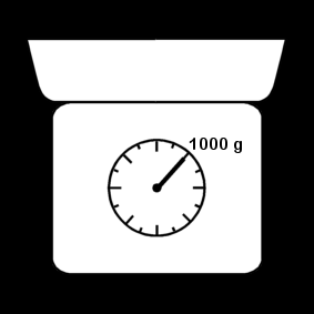 Weegschaal Keuken 1kg