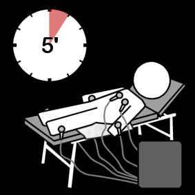 Elektroden Onderzoekstafel Liggen Wachten