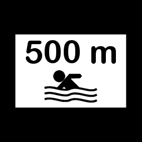 Zwembrevet 500m