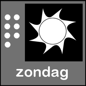 Zondag Invul Contrast Sclera