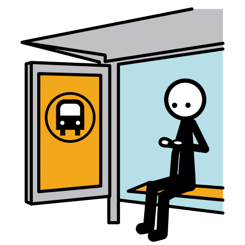 esperar en la parada