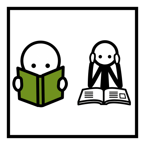 sala de estudio y lectura