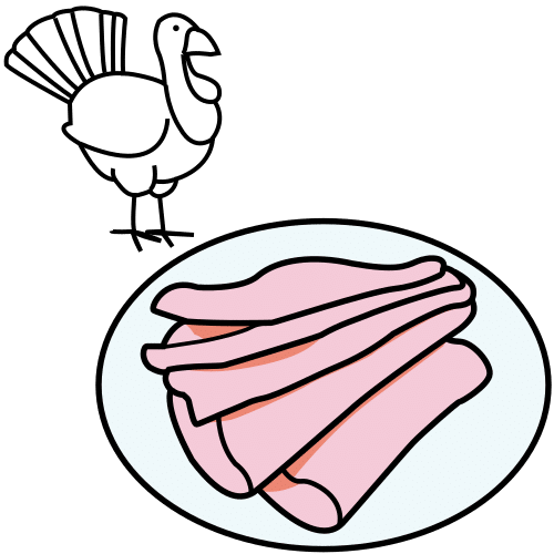 fiambre de pavo