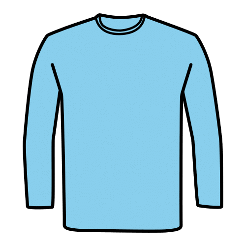 camiseta de manga larga