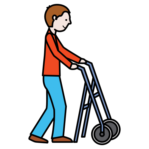 caminar con el andador