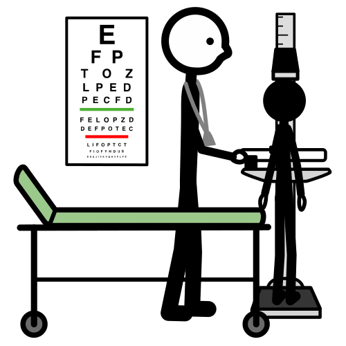 Medical Exam In ARASAAC Global Symbols