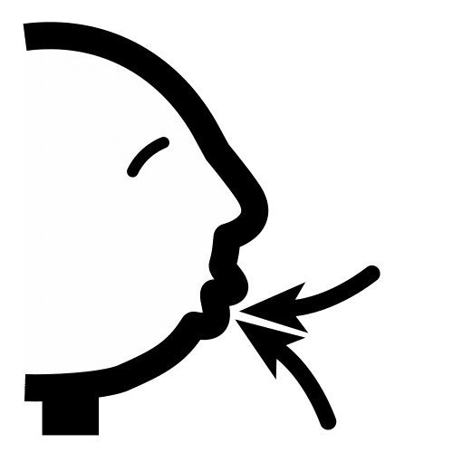 inspirar por la boca