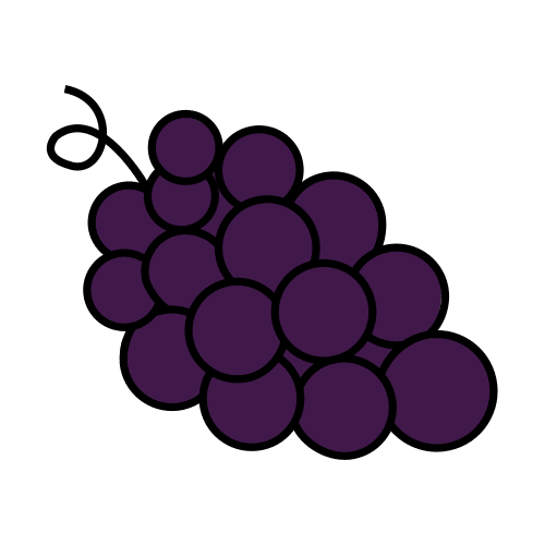 black grapes