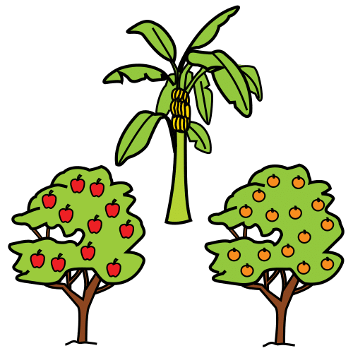 fruit trees