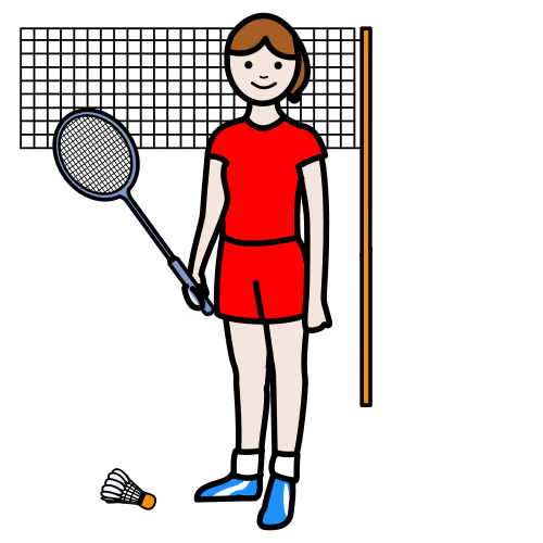 badminton player