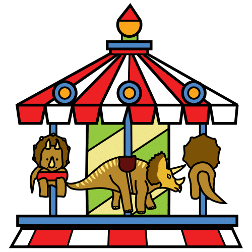 Sauriopark's carousel