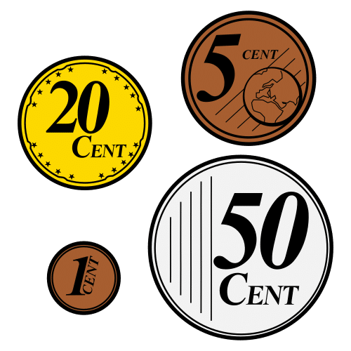 1 euro en ARASAAC · Global Symbols