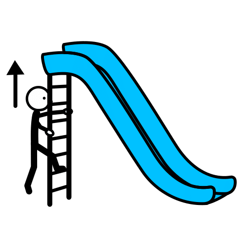 climb to the slide